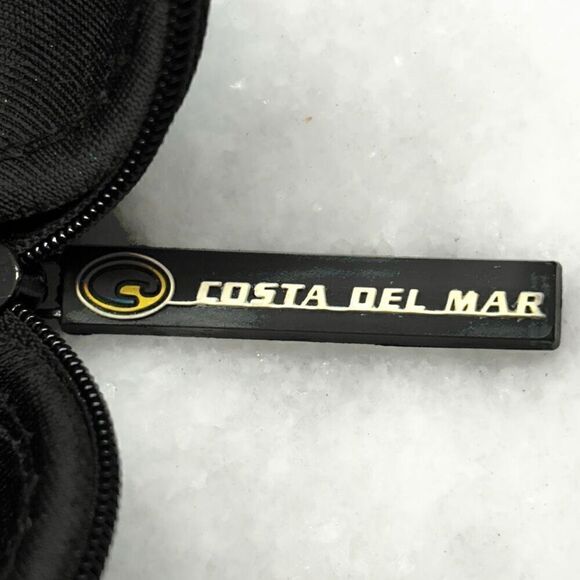 Costa Del Mar Zane Hard Shell Zippered Sunglasses Case Blue OS - Picture 5 of 5